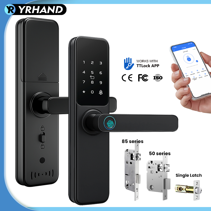 Letter Opener Brass - Bluetooth TTLock-app Vingerafdrukslot Cerradura Inteligente Touchscreen
