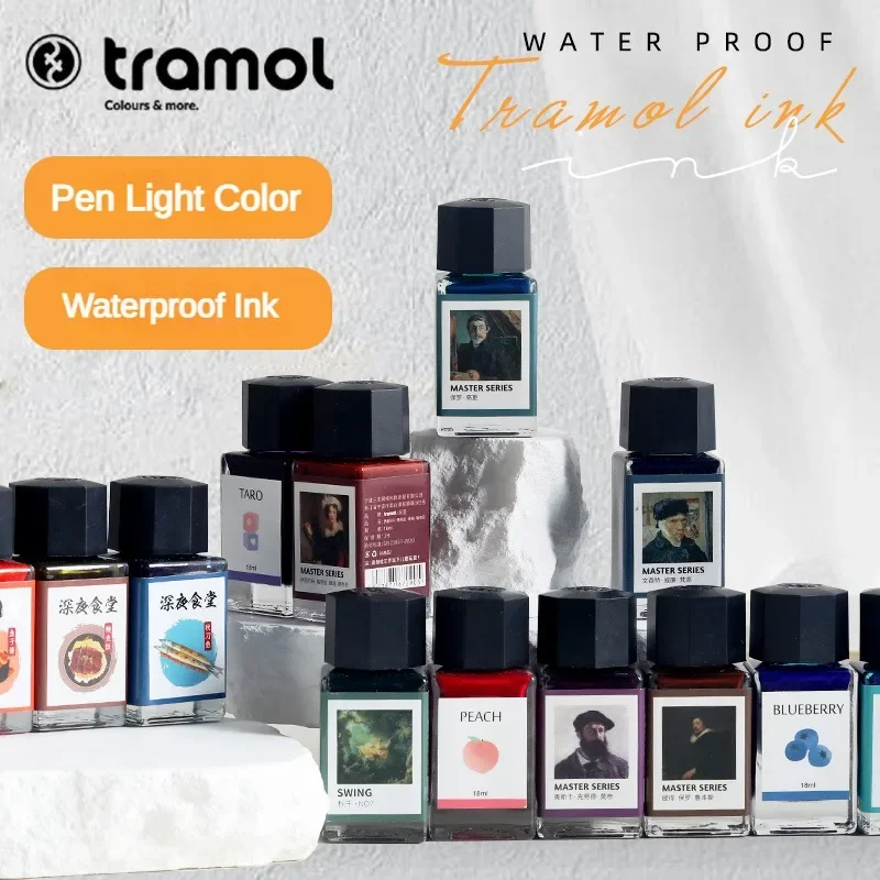 Fountain Pen Bottled Ink - Tramol 26 Kleuren 18 ml Verschillende