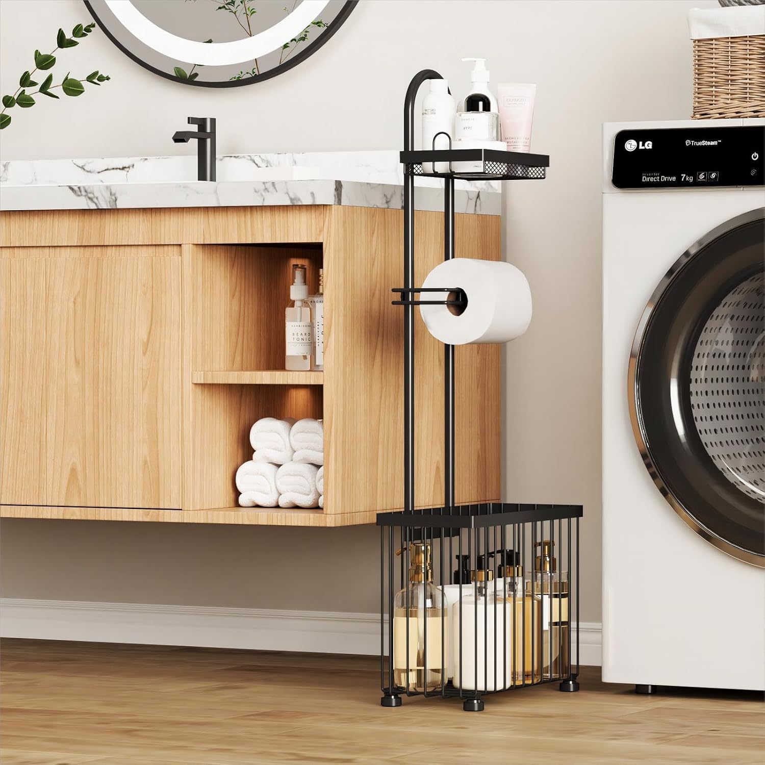 Zwarte huishoudelijke toiletro - Magazine Holder Rack recensie en prijs