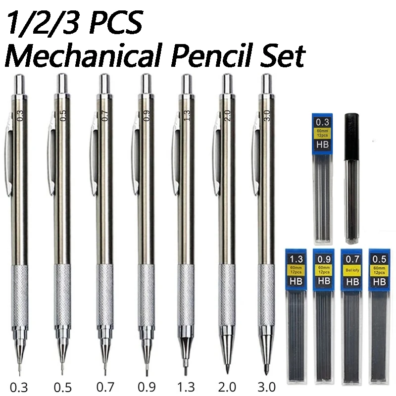 1/2/3 Stuks Metalen Tekening P - Mechanical Pencil 0.3 recensie en prijs